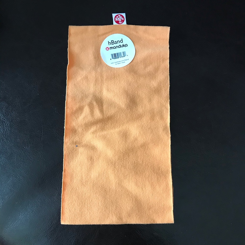 Manduka stretch headband orange